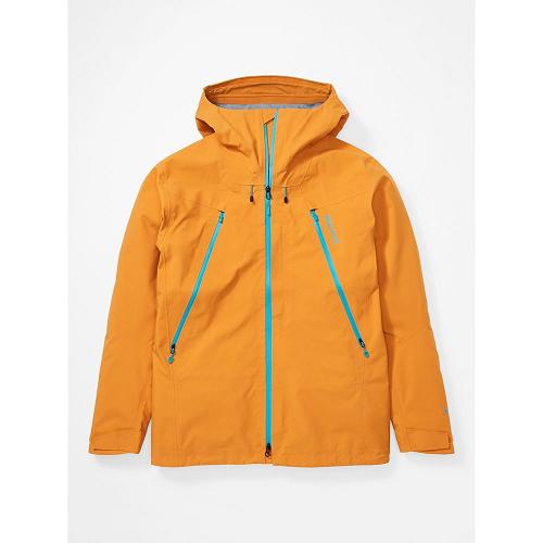 Marmot Alpinist Rain Jacket For Mens Yellow TUX072153